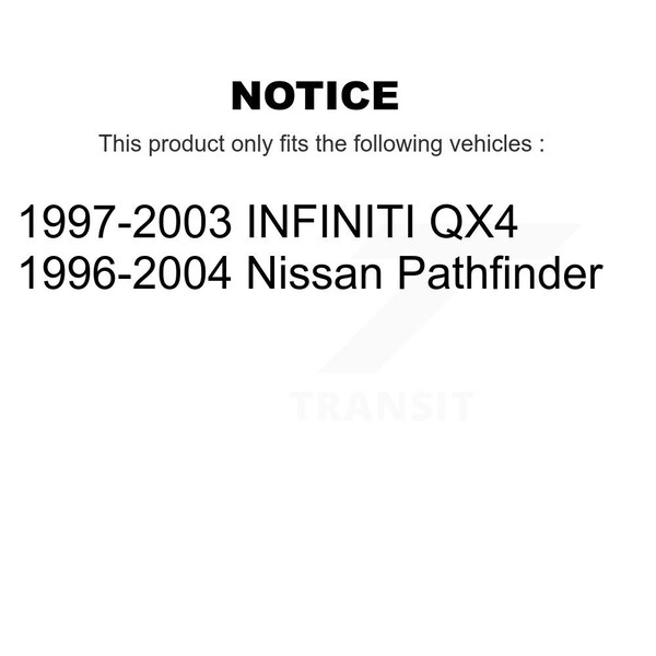 Front Suspension Stabilizer Bar Link Pair For Nissan Pathfinder Infiniti QX4 INFINITI